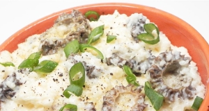 Creamy Morel Mushroom Grits