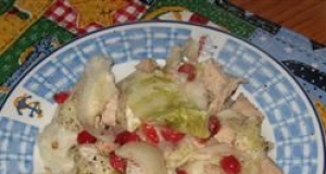 Scalloped Cabbage with Fennel and Cranberries