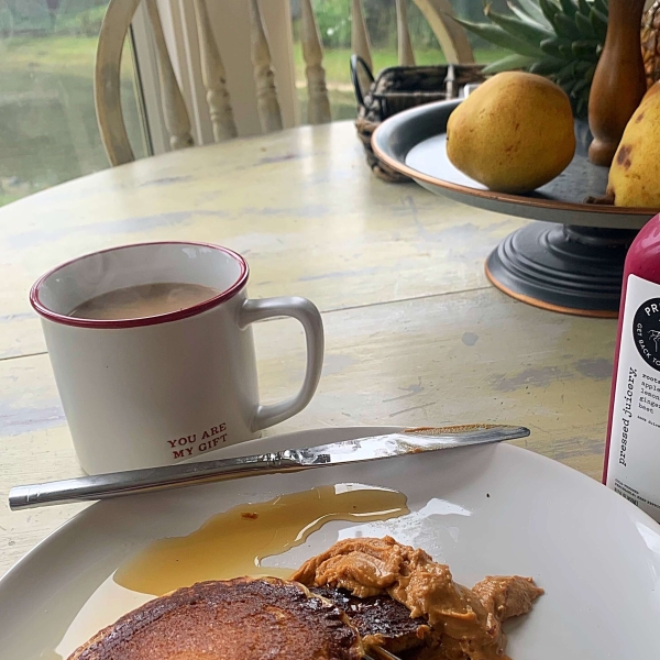 Sourdough and Banana Pancakes