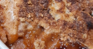 Healthier Southern Peach Cobbler