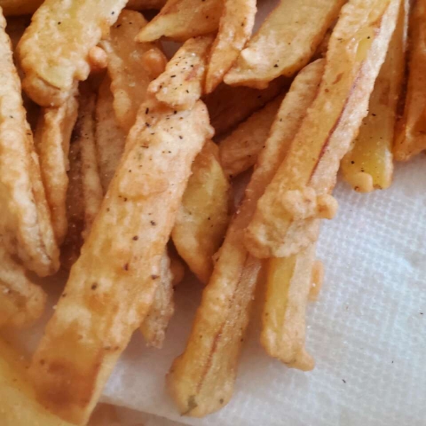 Homemade Crispy Seasoned French Fries