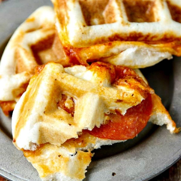 Waffle Pizzas