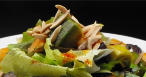 Avocado and Cantaloupe Salad with Creamy French Dressing