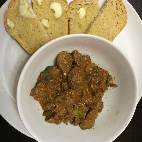 Chicken Livers Peri Peri