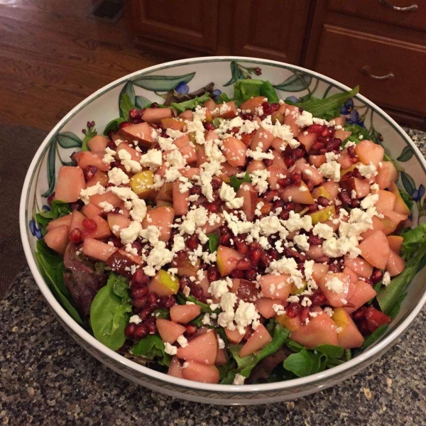 Pear and Pomegranate Salad