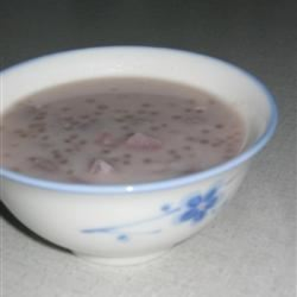 Taro Coconut Tapioca Dessert