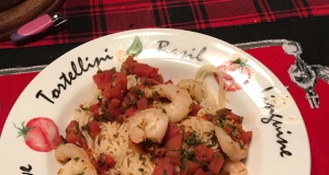 Angel Hair Pasta with Shrimp and Basil