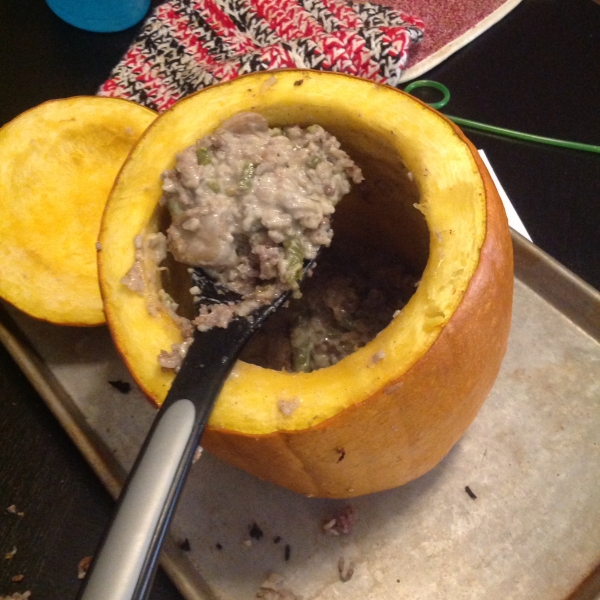 Teri's Dinner in a Pumpkin