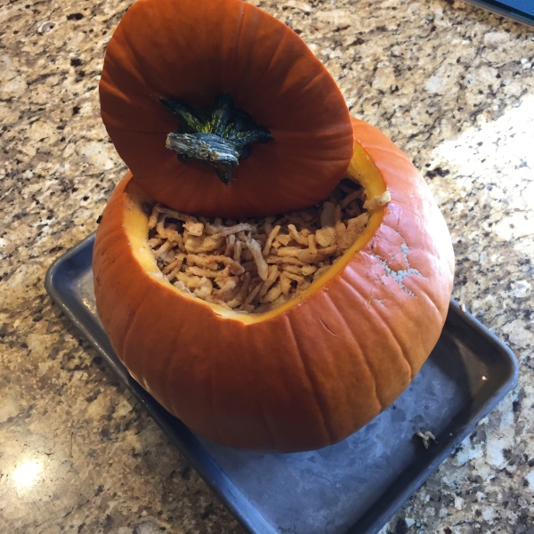 Teri's Dinner in a Pumpkin