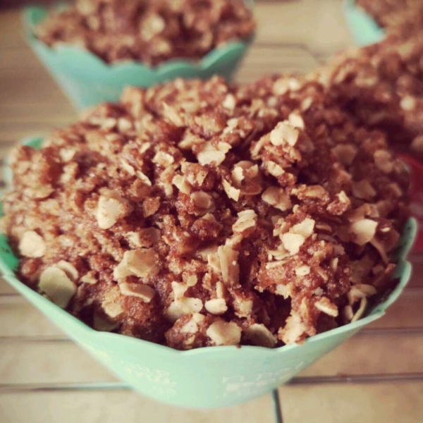 Banana Oat Muffins with Sour Cream