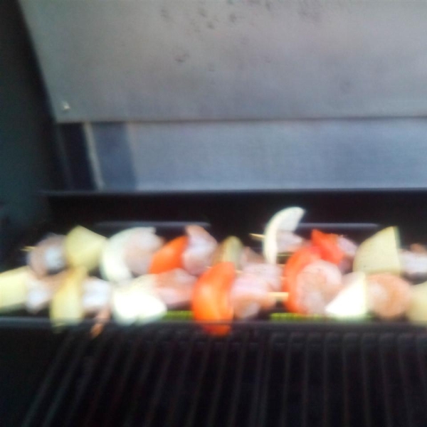 Meal on a Stick - Shrimp Kabobs