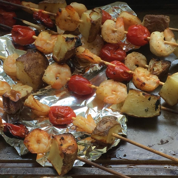 Meal on a Stick - Shrimp Kabobs