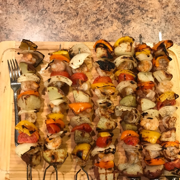 Meal on a Stick - Shrimp Kabobs