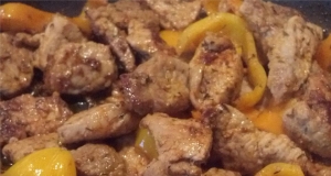 Spicy Lemon Pork Saute