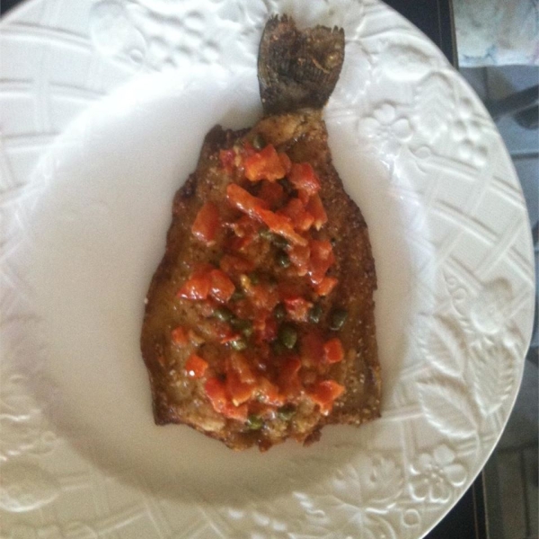 Trout Almondine, High Desert Style
