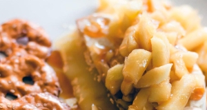 Caramel Apple Brie Pretzel Bites