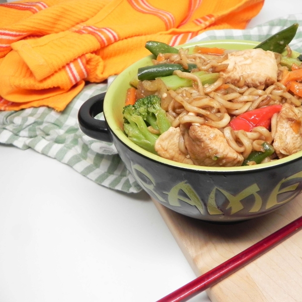 Chicken Stir-Fry with Ramen