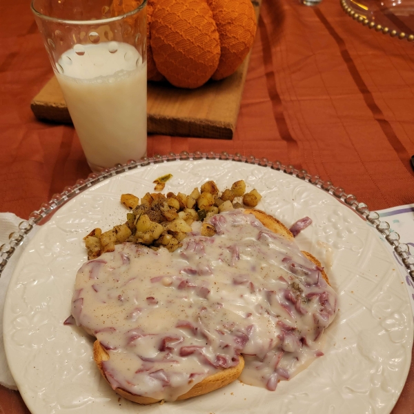 Creamed Chipped Beef on Toast