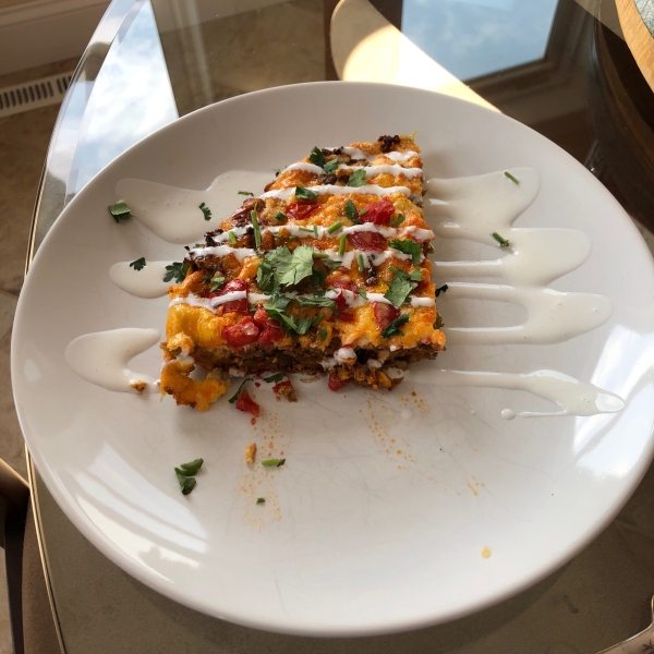 Chorizo, Potato and Green Chile Omelet