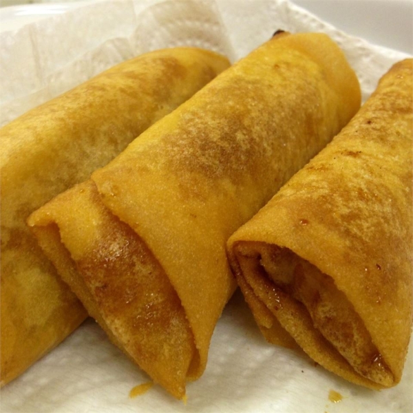 Banana Spring Rolls