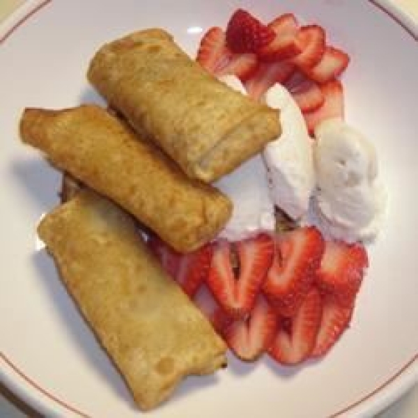 Banana Spring Rolls