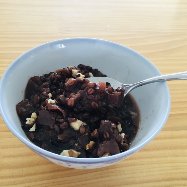 Whole Grain Barley and Apple Porridge