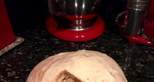 Italian Christmas Bread with Eggnog Glaze