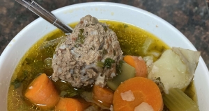 Homemade Albondigas Soup