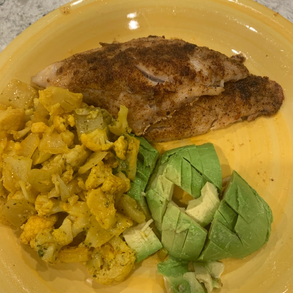 Cajun Style Blackened Snapper