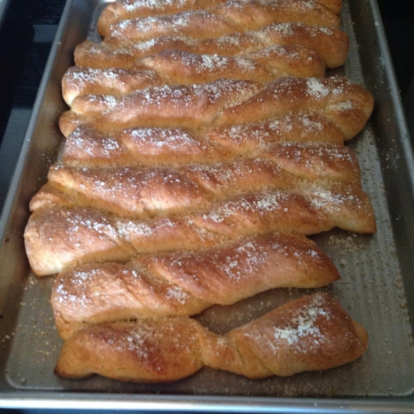Soft Garlic Parmesan Breadsticks