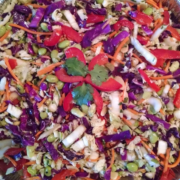 Asian Coleslaw with Edamame