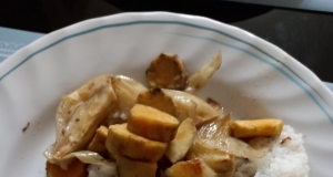 Slow Cooker Pork Loin Roast with Brown Sugar and Sweet Potatoes