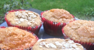 Yogurt, Banana, and Pear Muffins