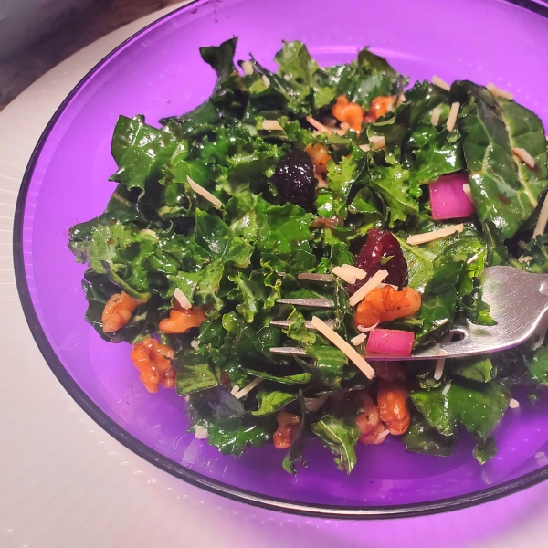 Kale Salad with Cranberries