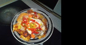 Crispy Baked Chicken with Giardiniera