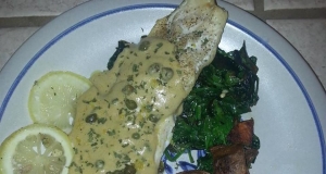 Rainbow Trout with Buttery Lemon-Caper Cream Sauce