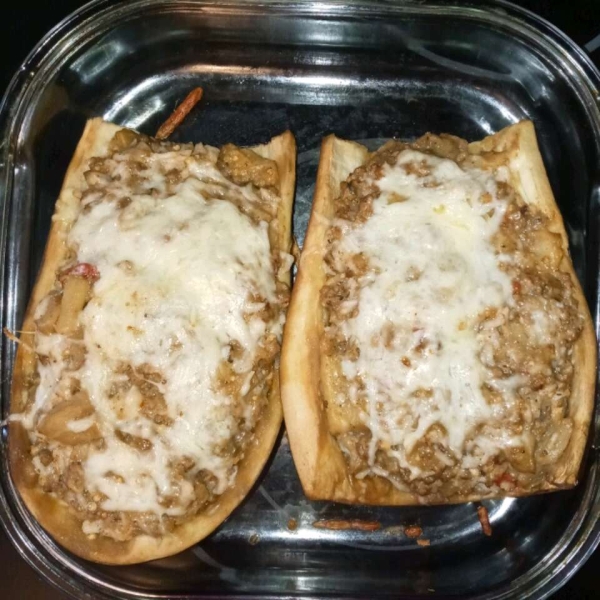 Baked Eggplant with Ground Beef