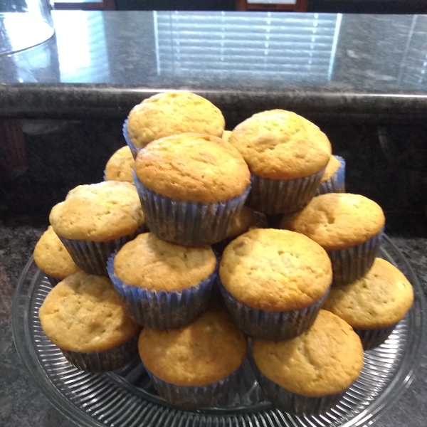 Banana Muffins with a Crunch