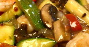 Honey-Ginger Shrimp and Vegetables