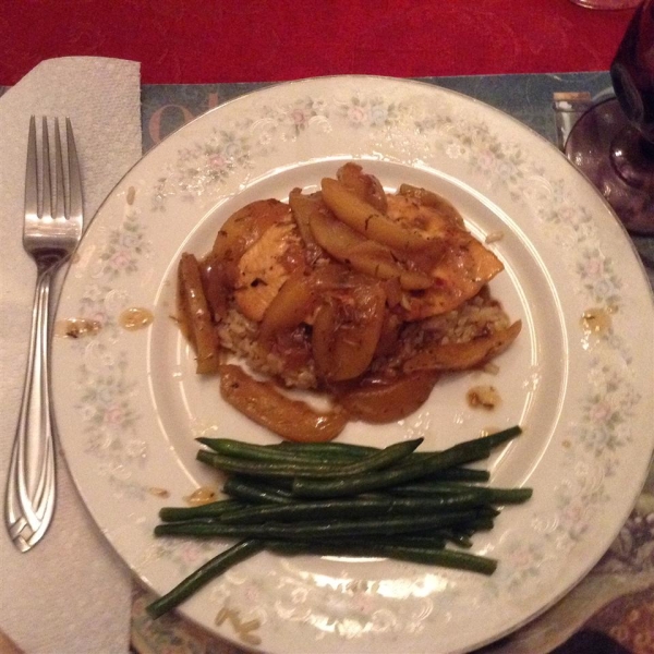 Apple Cider Chicken with Wild Rice