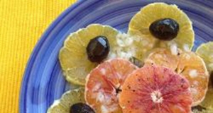 Turkish Orange Salad with Mediterranean Dressing