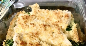 Aunt Carol's Spinach and Fish Bake