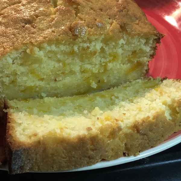 Moist Peach Pound Cake