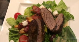 Blackened Steak Salad with Berry Vinaigrette