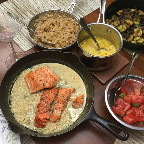 Salmon with Creamy Dill Sauce from Swanson®