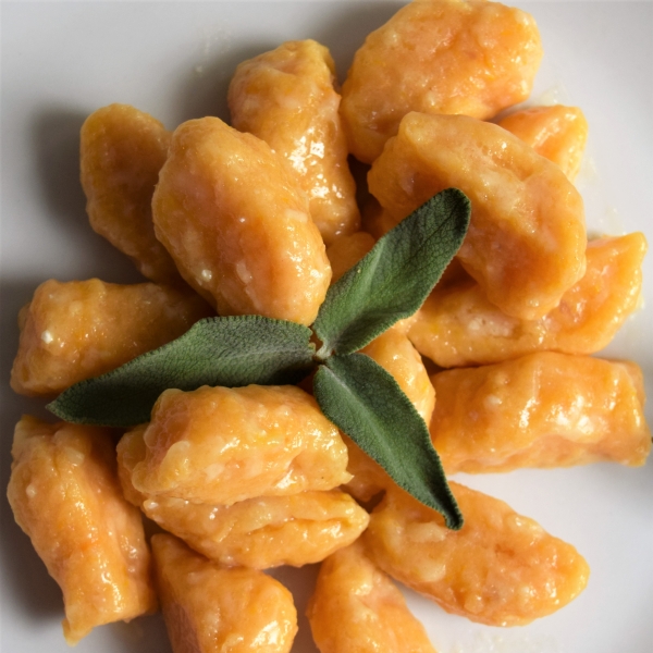 Sweet Potato Gnocchi with Sage-Butter Sauce