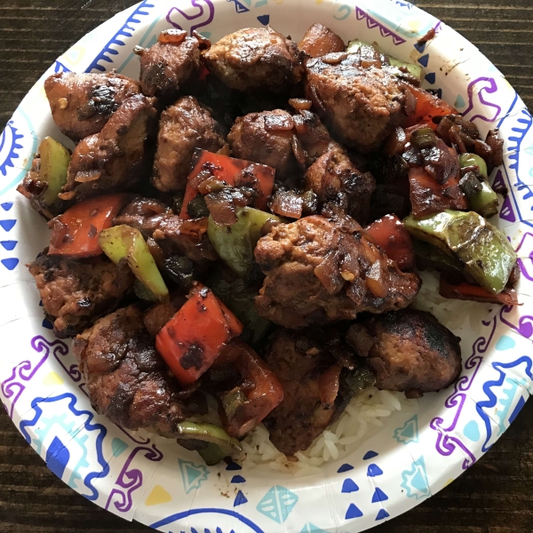Turkey Sausage and Pepper Skillet