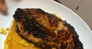 Aztec Chicken with Sweet Potato-Corn Mash