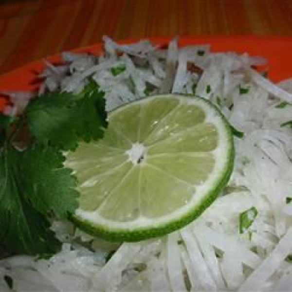 Jicama Salad with Cilantro and Lime