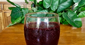 Vegan Blueberry Basil Smoothie